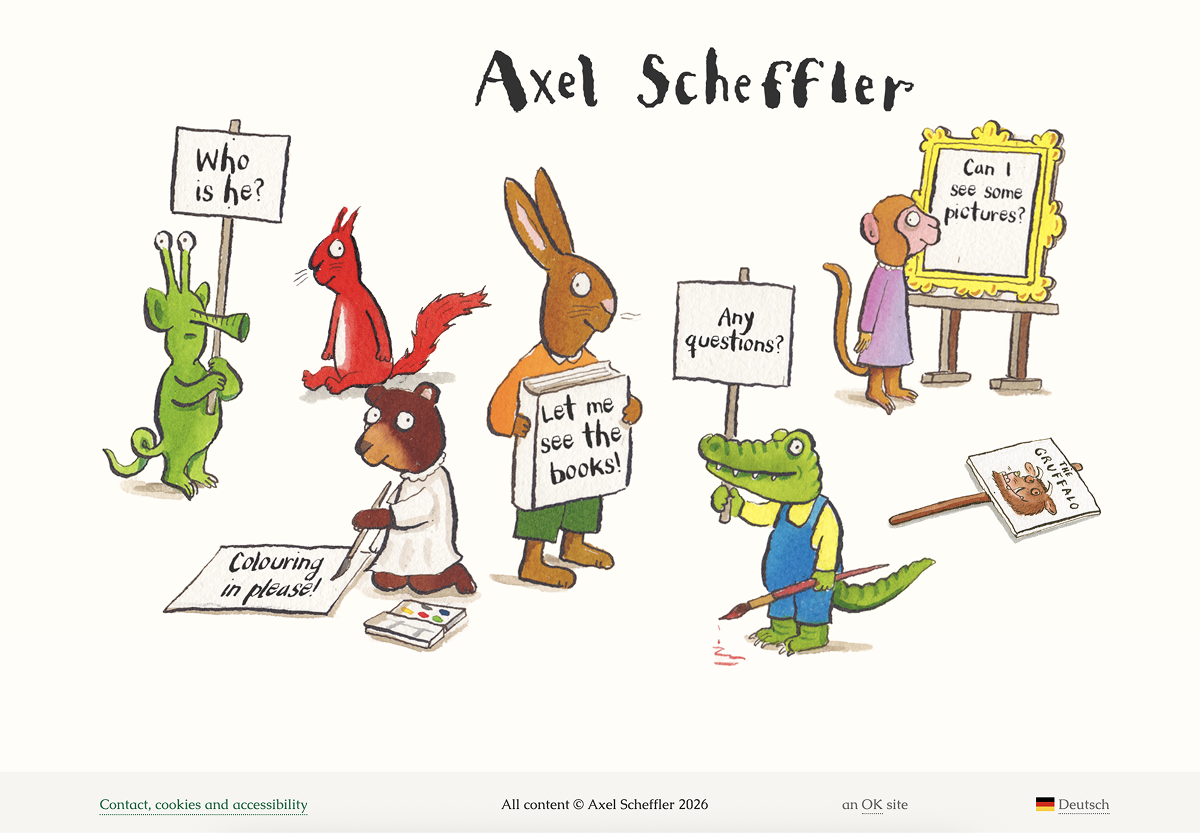 Axel Scheffler homepage